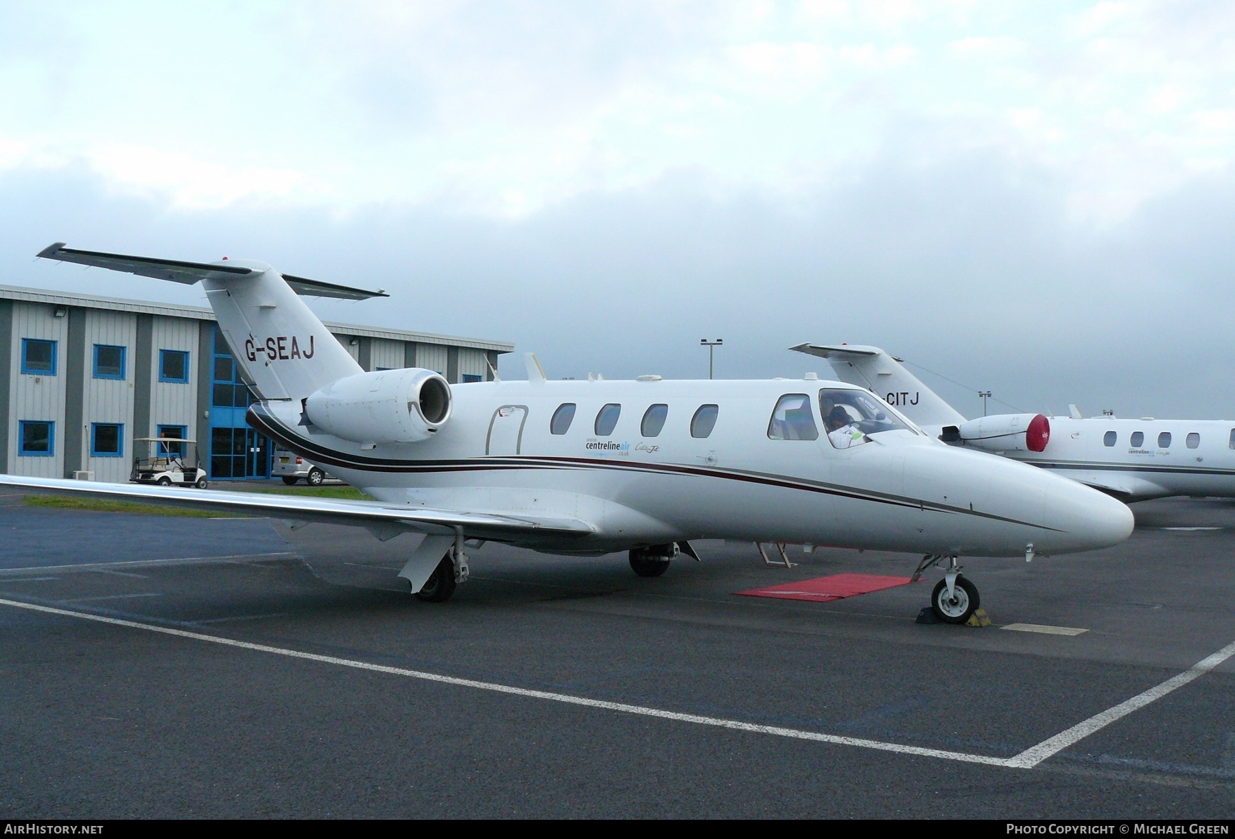 Aircraft Photo of G-SEAJ | Cessna 525 CitationJet | Centreline Air | AirHistory.net #396701