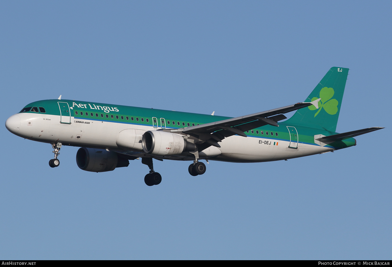 Aircraft Photo of EI-DEJ | Airbus A320-214 | Aer Lingus | AirHistory.net #396714