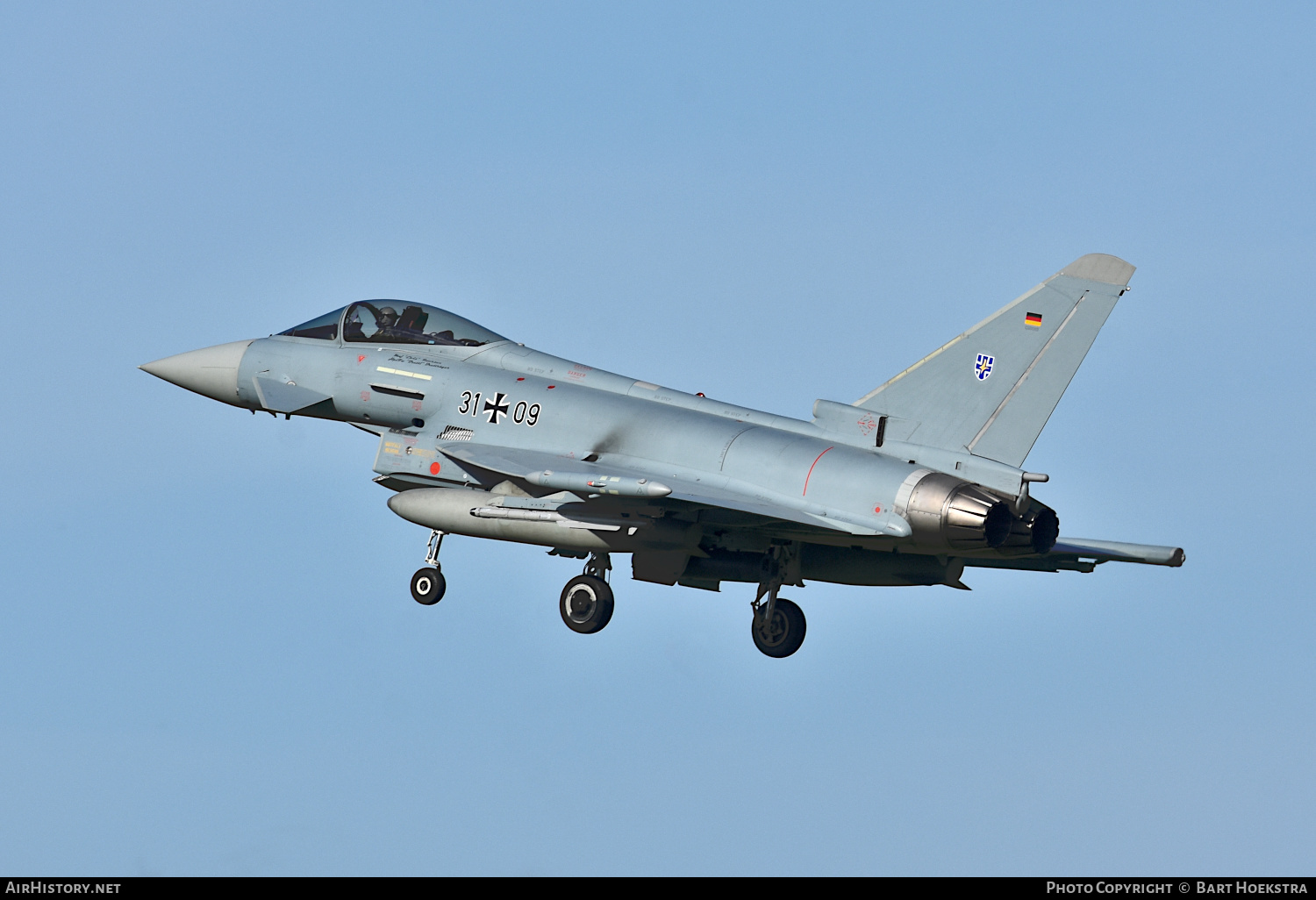 Aircraft Photo of 3109 | Eurofighter EF-2000 Typhoon S | Germany - Air Force | AirHistory.net #396720