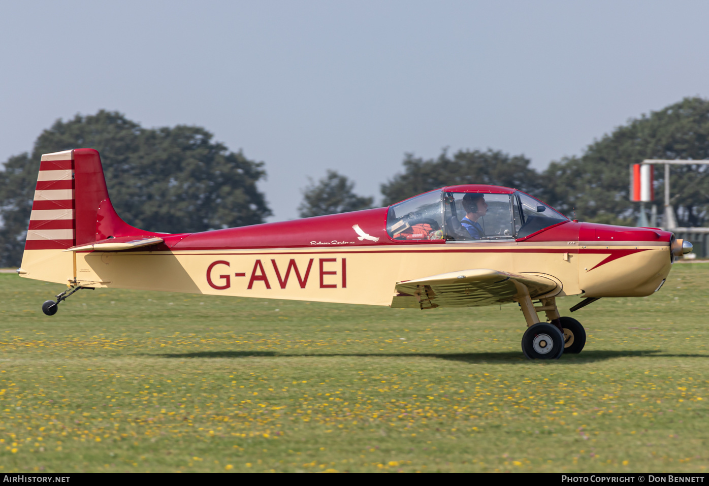Aircraft Photo of G-AWEI | Rollason Druine D.62B Condor | AirHistory.net #396735