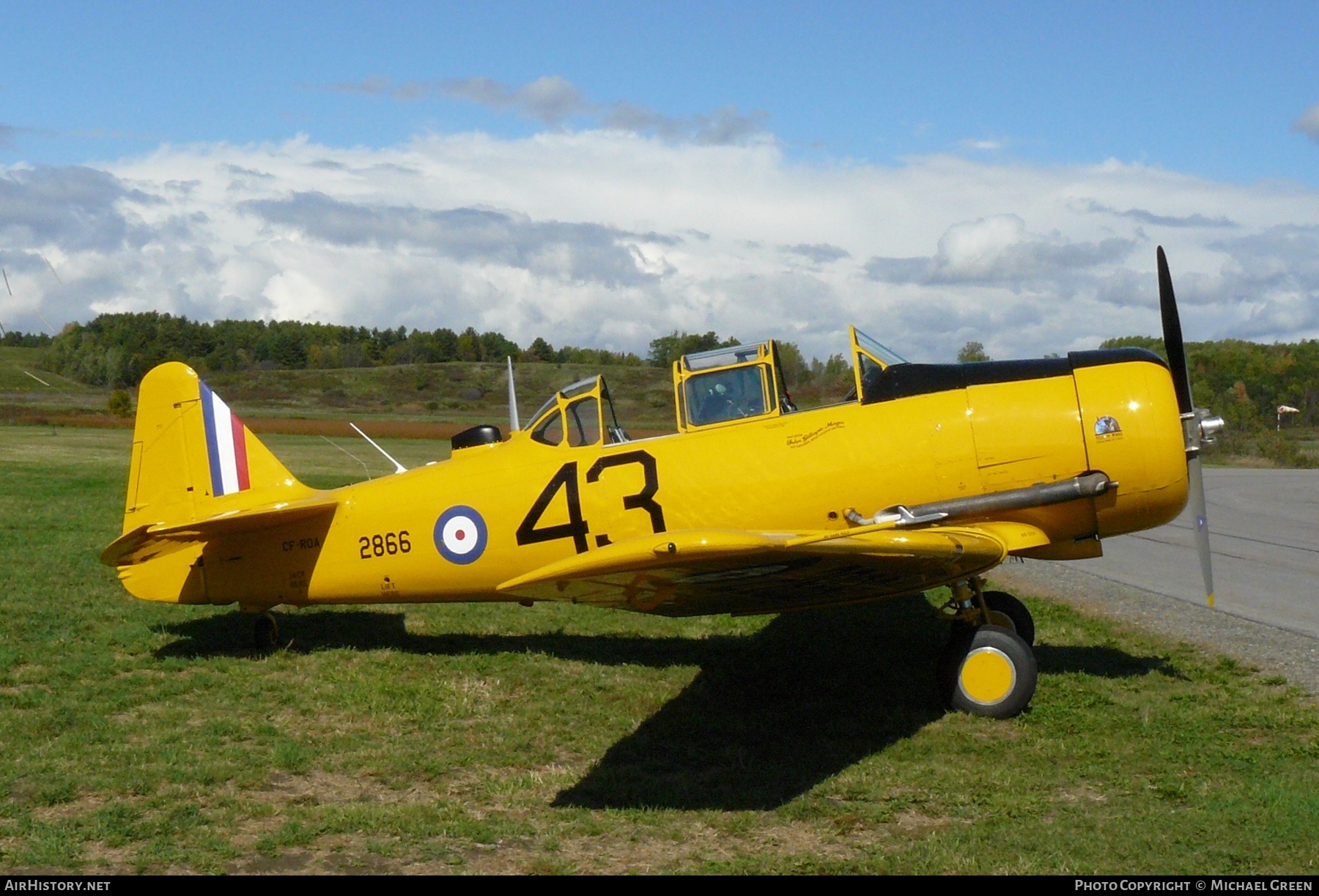 Aircraft Photo of CF-ROA / 2866 | North American Harvard Mk4 | Canada - Air Force | AirHistory.net #396740