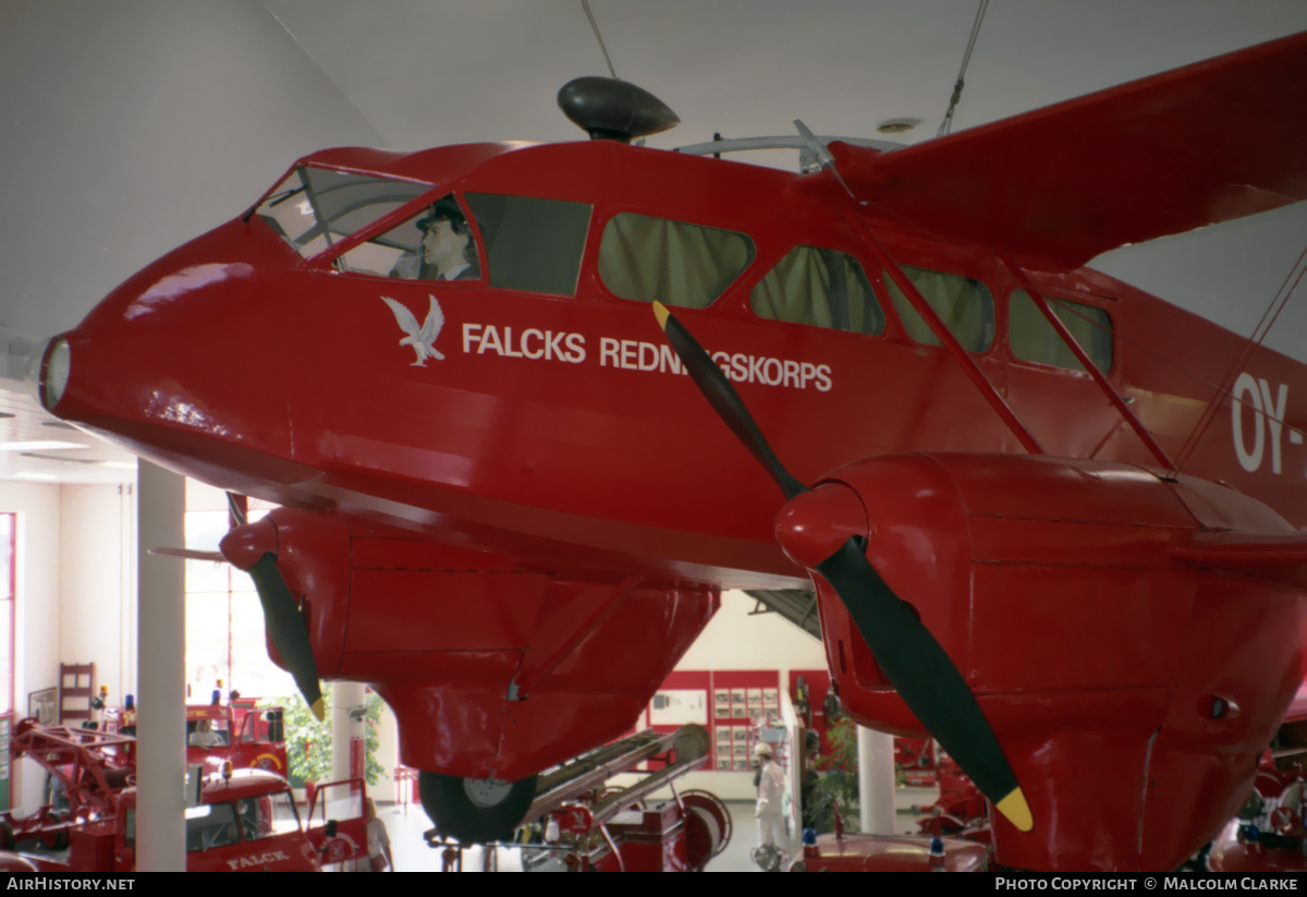Aircraft Photo of OY-AAO | De Havilland D.H. 89A Dragon Rapide | Falck Redningskorps | AirHistory.net #396755