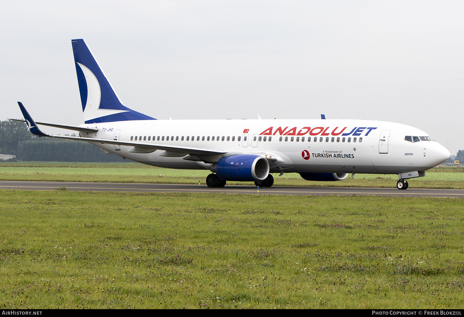 Aircraft Photo of TC-JHD | Boeing 737-8F2 | AnadoluJet | AirHistory.net #396766