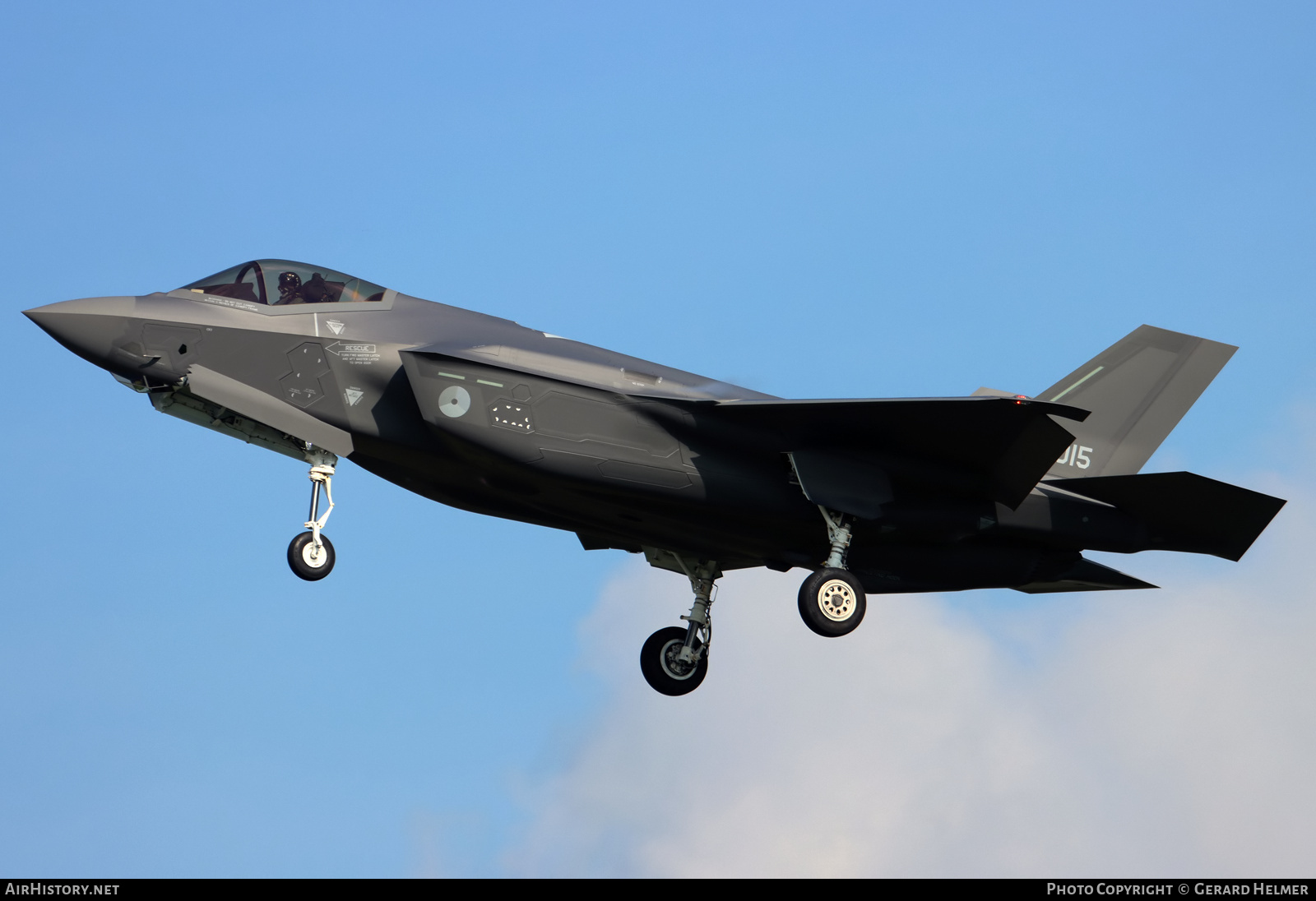 Aircraft Photo of F-015 | Lockheed Martin F-35A Lightning II | Netherlands - Air Force | AirHistory.net #396774