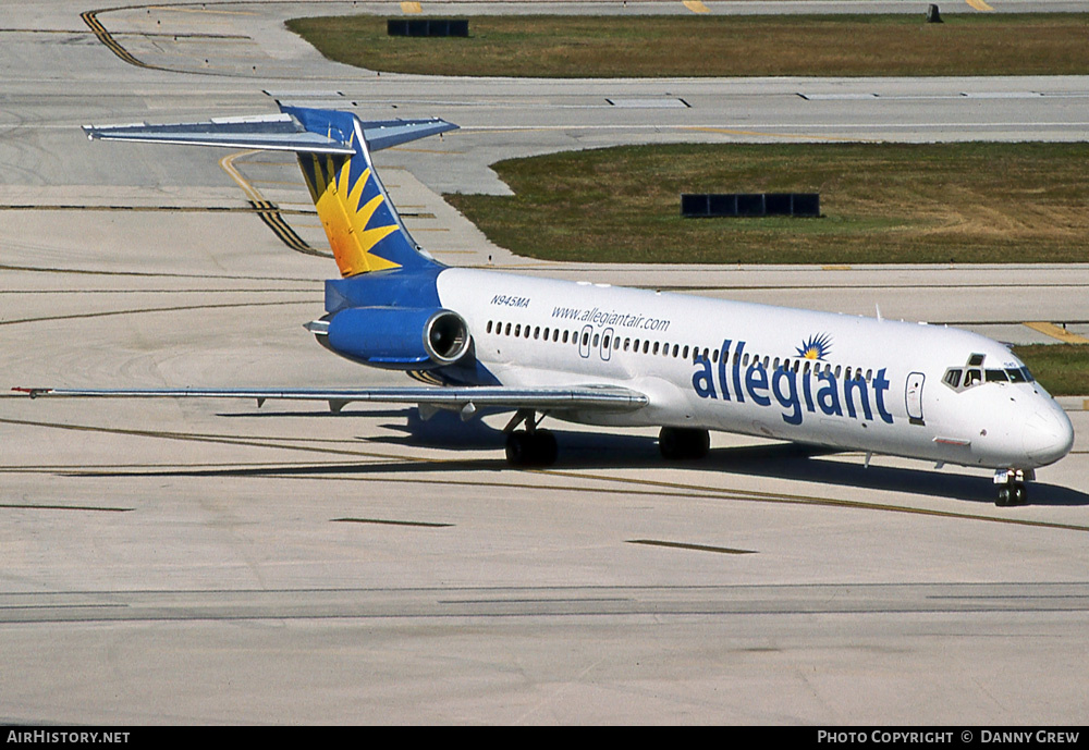 Aircraft Photo of N945MA | McDonnell Douglas MD-87 (DC-9-87) | Allegiant Air | AirHistory.net #396789