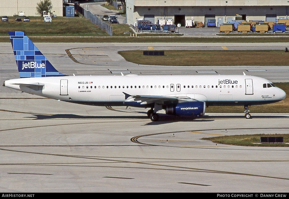 Aircraft Photo of N612JB | Airbus A320-232 | JetBlue Airways | AirHistory.net #396815