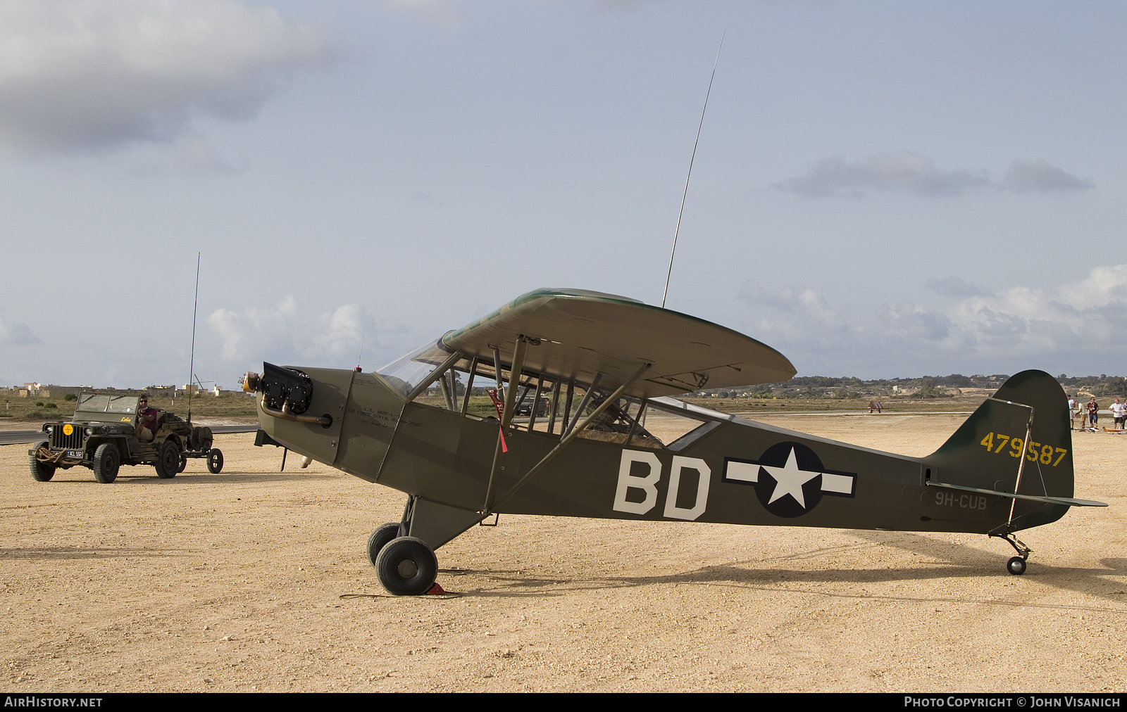 Aircraft Photo of 9H-CUB / 479587 | Piper J-3L-65 Cub | USA - Air Force | AirHistory.net #396842