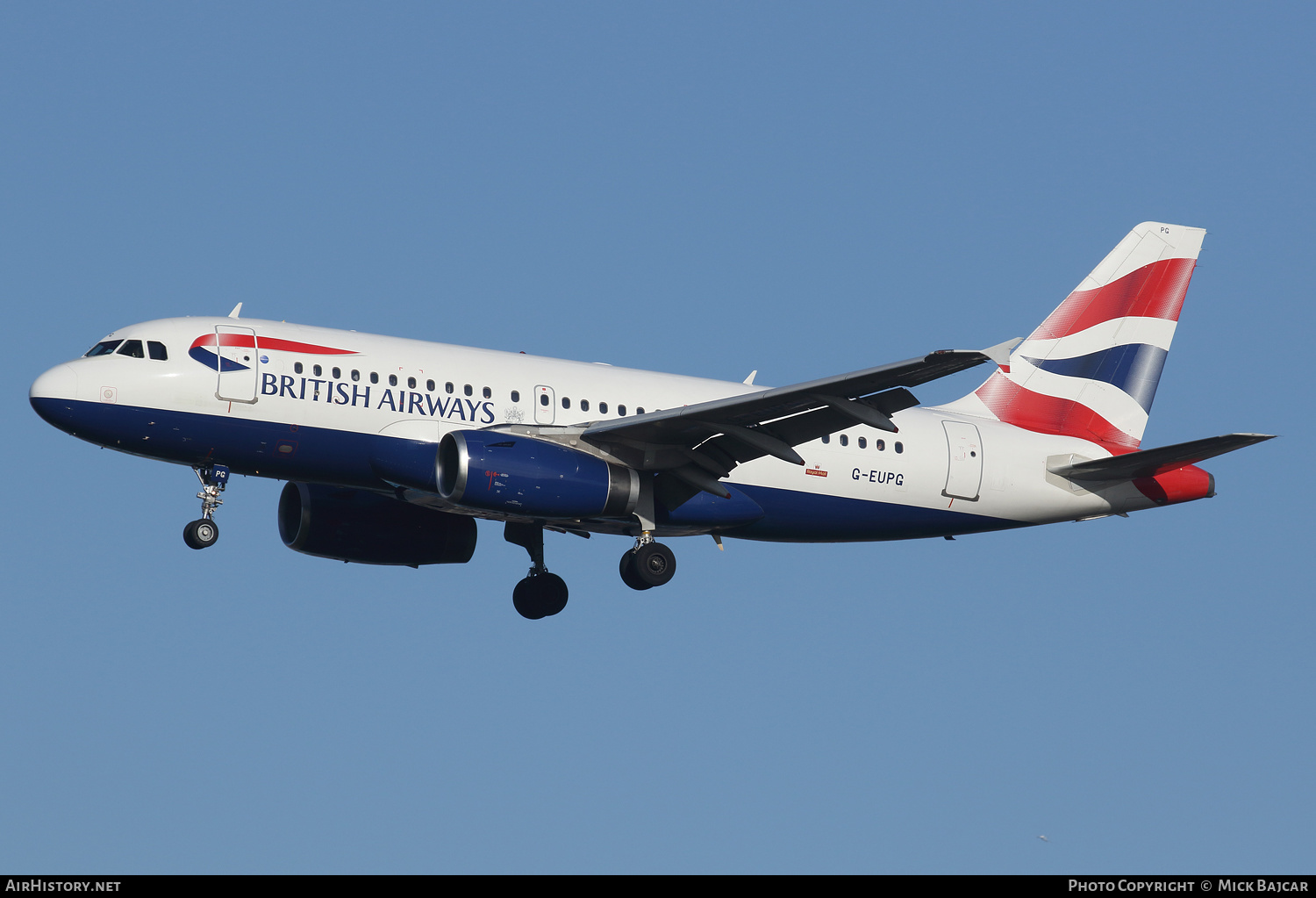 Aircraft Photo of G-EUPG | Airbus A319-131 | British Airways | AirHistory.net #396856