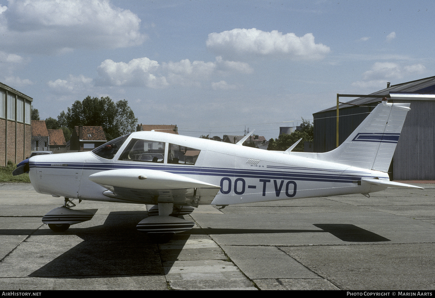 Aircraft Photo of OO-TVO | Piper PA-28-140 Cherokee F | AirHistory.net #396901