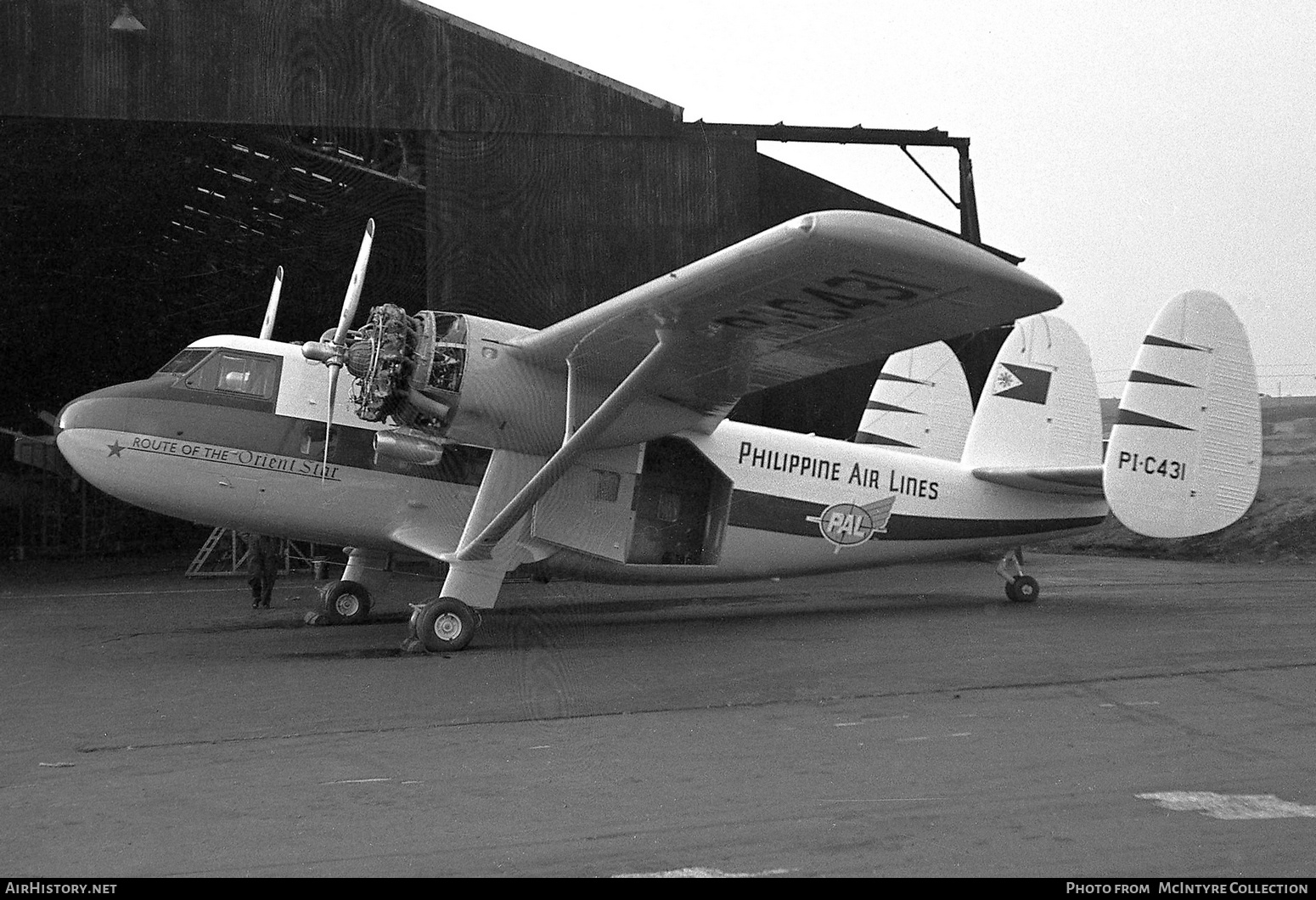 Aircraft Photo of PI-C431 | Scottish Aviation Twin Pioneer Series 1 | Philippine Air Lines - PAL | AirHistory.net #396906