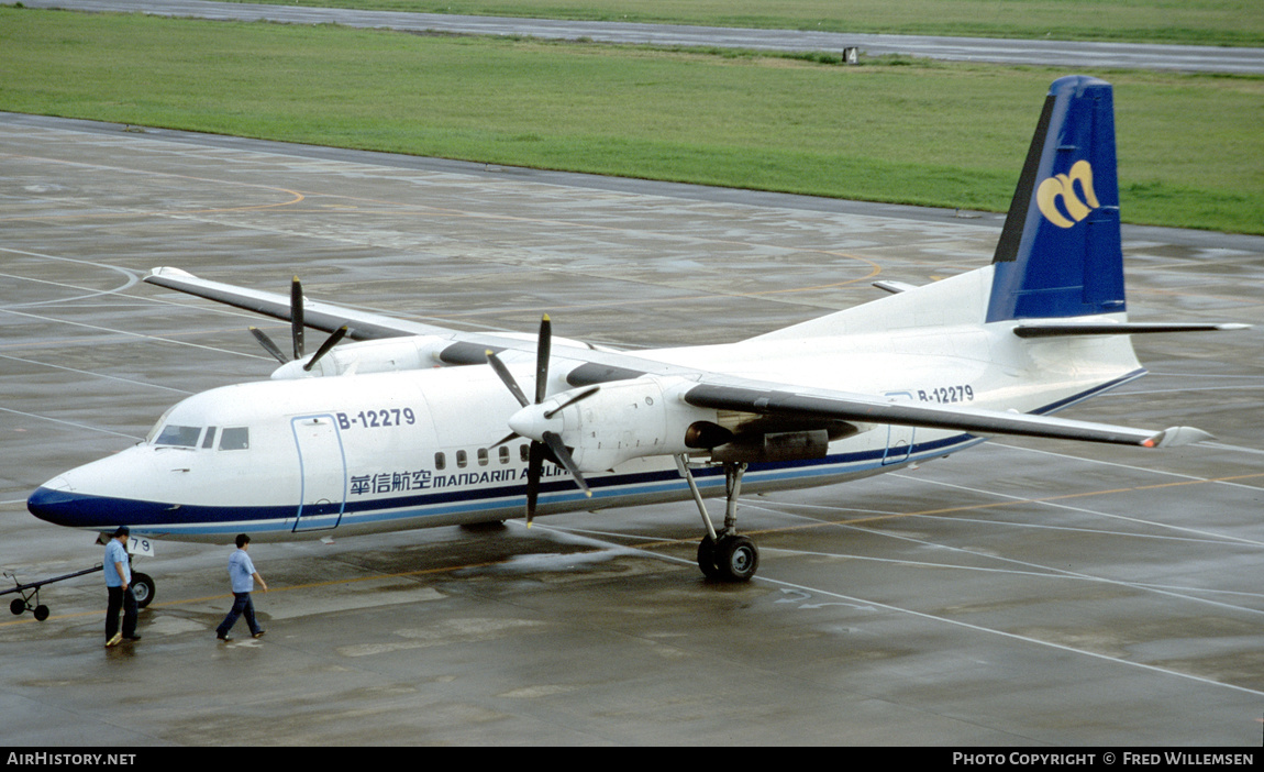 Aircraft Photo of B-12279 | Fokker 50 | Mandarin Airlines | AirHistory.net #396924