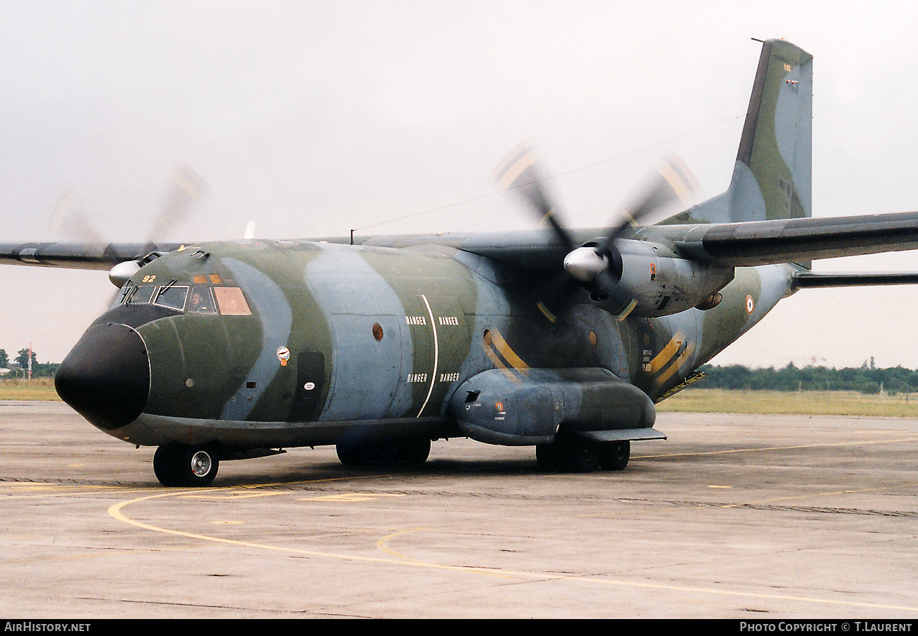 Aircraft Photo of R92 | Transall C-160R | France - Air Force | AirHistory.net #396929