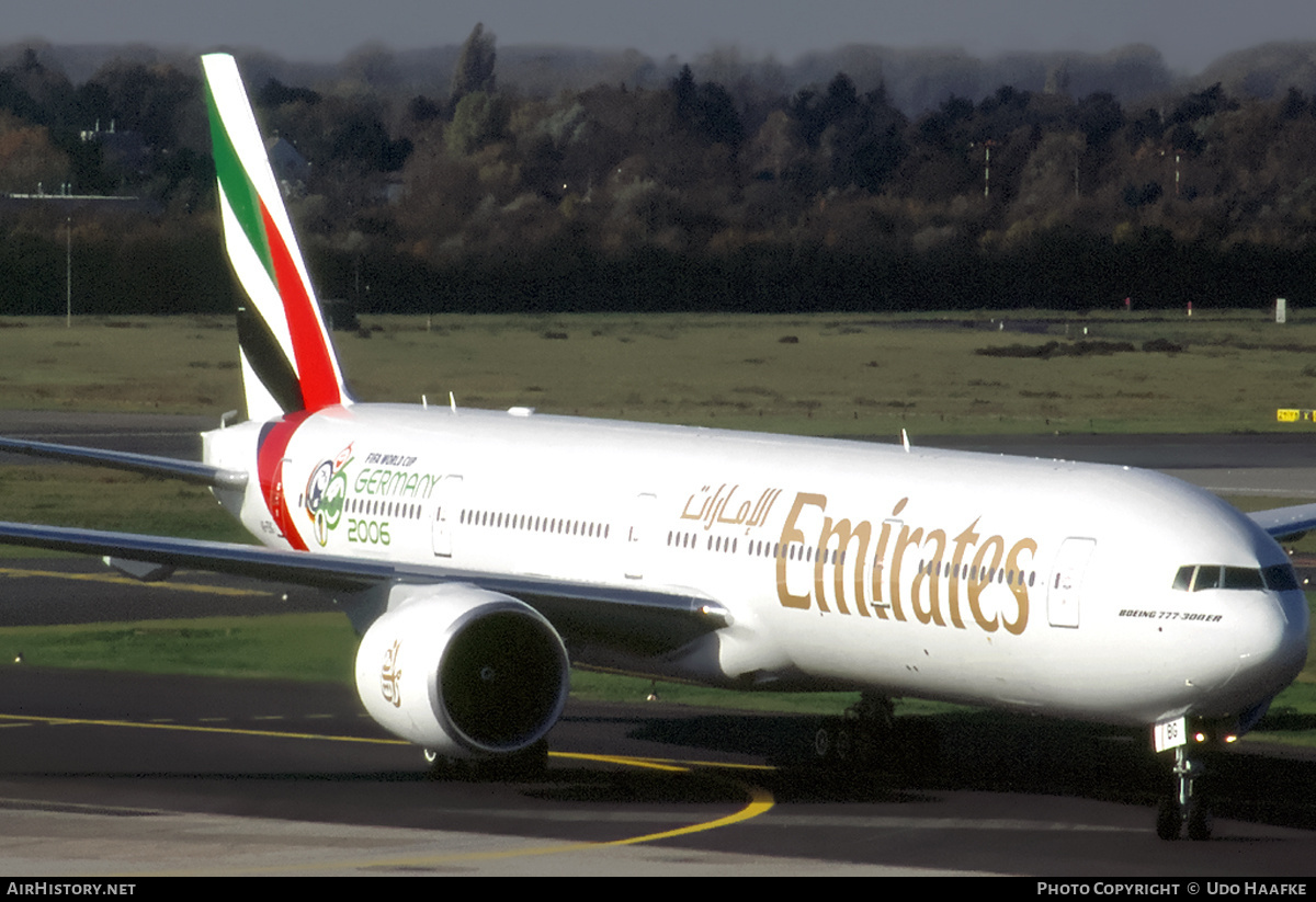 Aircraft Photo of A6-EBG | Boeing 777-36N/ER | Emirates | AirHistory.net #396939