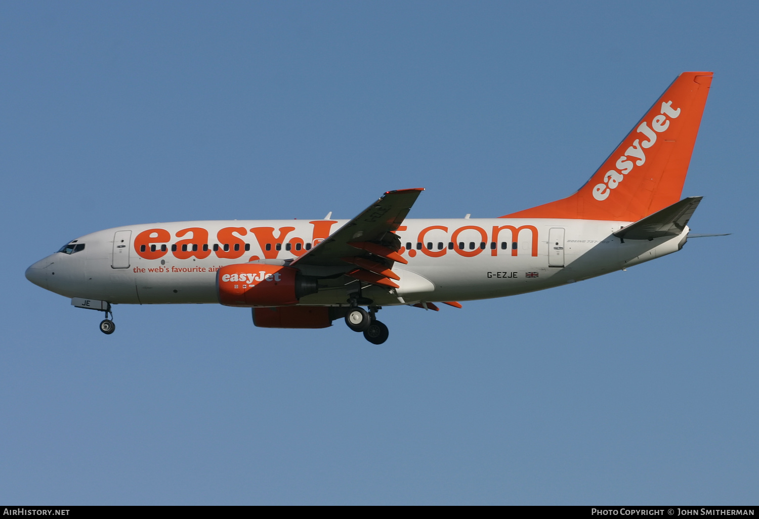 Aircraft Photo of G-EZJE | Boeing 737-73V | EasyJet | AirHistory.net #396946