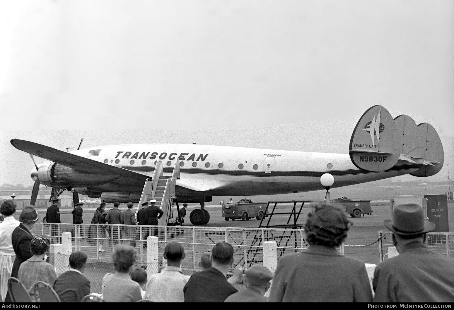 Aircraft Photo of N9830F | Lockheed L-749A Constellation | Transocean Air Lines - TALOA | AirHistory.net #396947