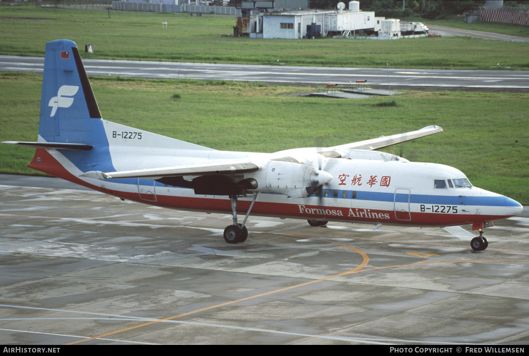 Aircraft Photo of B-12275 | Fokker 50 | Formosa Airlines | AirHistory.net #396952