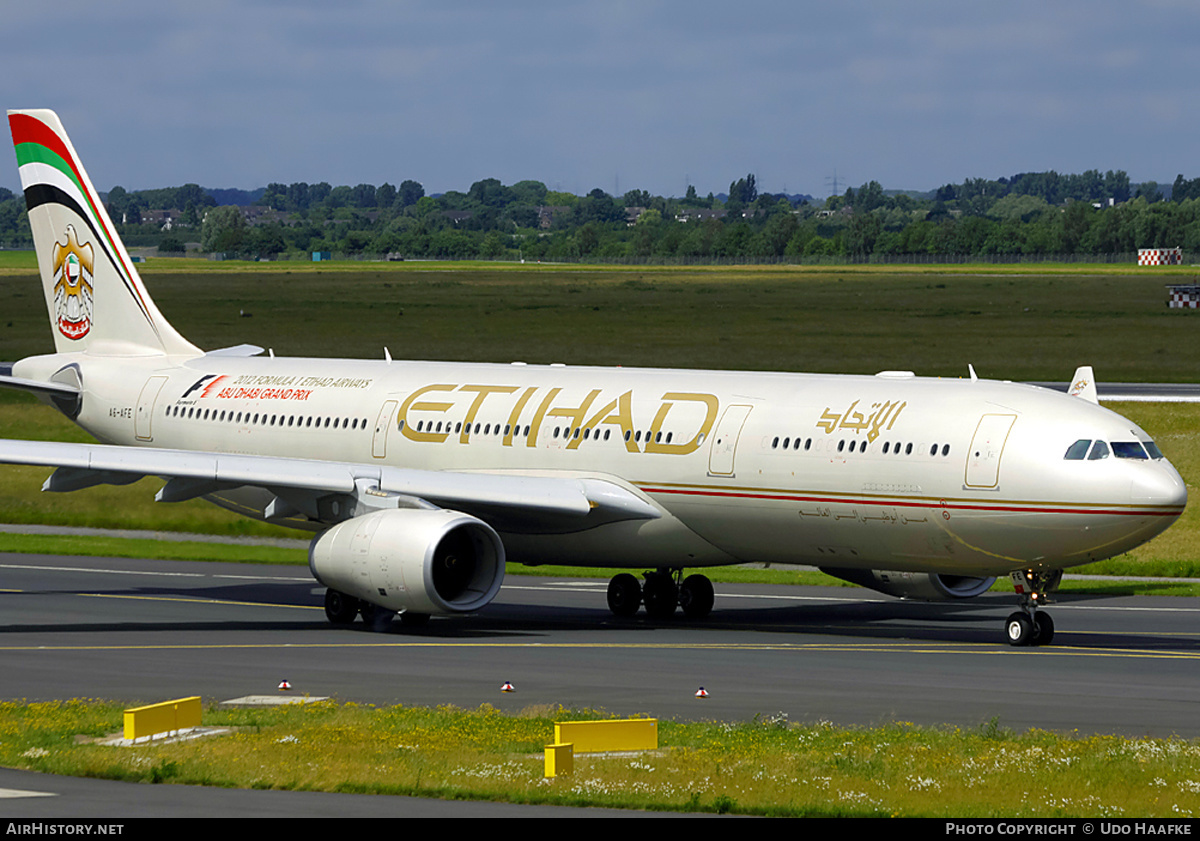 Aircraft Photo of A6-AFE | Airbus A330-343 | Etihad Airways | AirHistory.net #396971