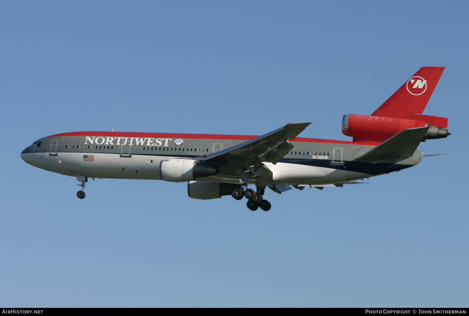 Aircraft Photo of N236NW | McDonnell Douglas DC-10-30 | Northwest Airlines | AirHistory.net #396975