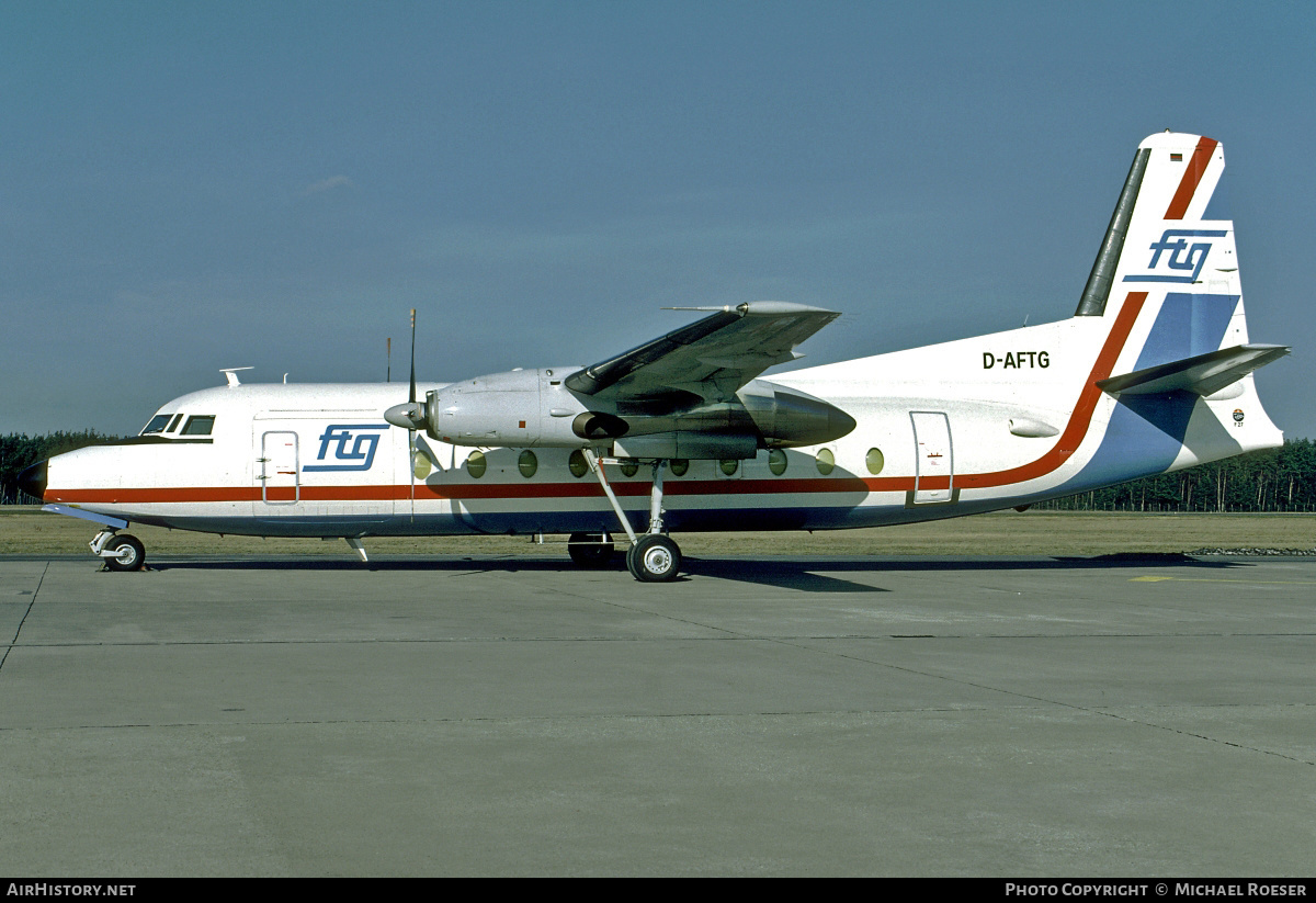 Aircraft Photo of D-AFTG | Fokker F27-600 Friendship | FTG Air Service | AirHistory.net #397043