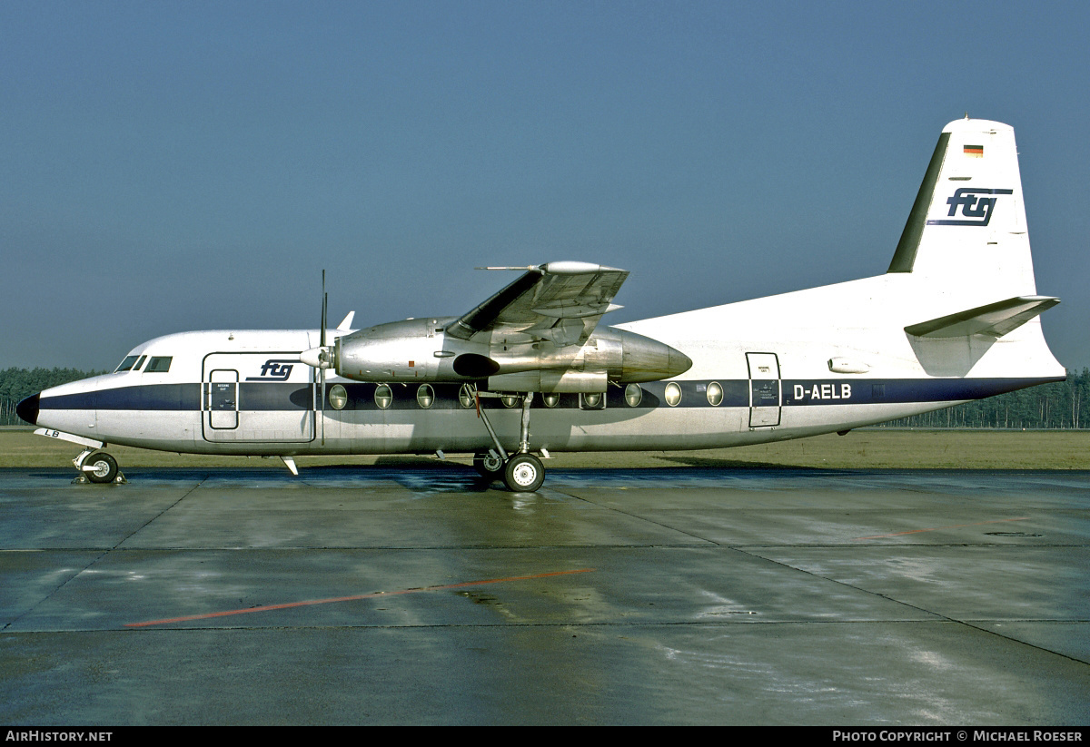 Aircraft Photo of D-AELB | Fokker F27-600 Friendship | FTG Air Service | AirHistory.net #397046