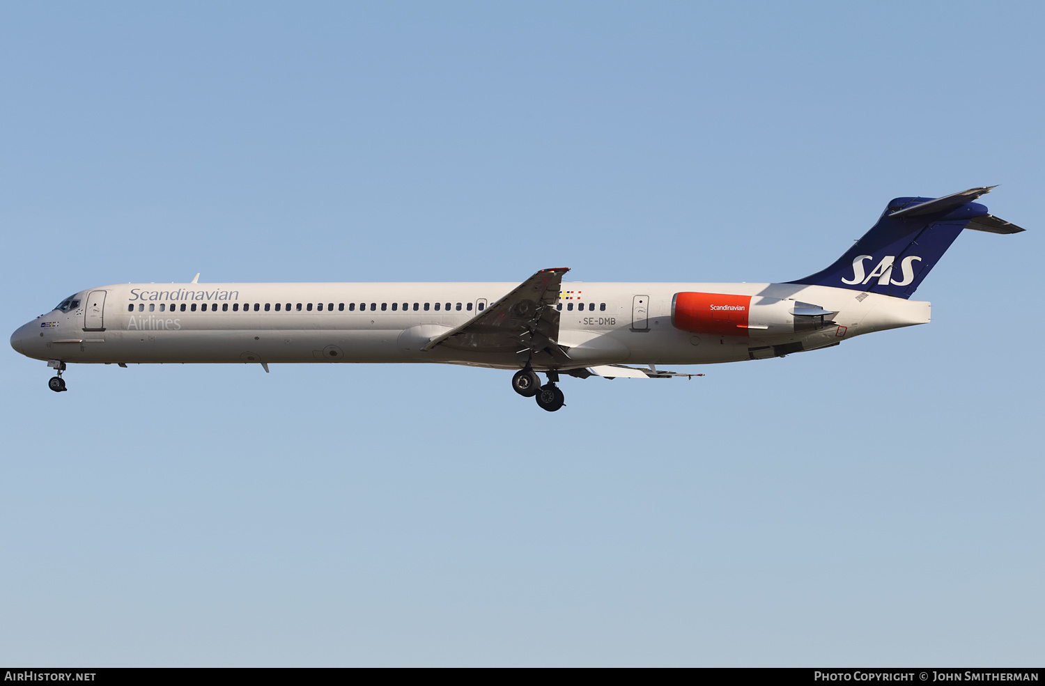 Aircraft Photo of SE-DMB | McDonnell Douglas MD-81 (DC-9-81) | Scandinavian Airlines - SAS | AirHistory.net #397048