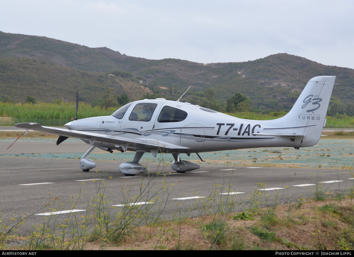 Aircraft Photo of T7-IAC | Cirrus SR-22 G3-GTS Turbo | AirHistory.net #397050