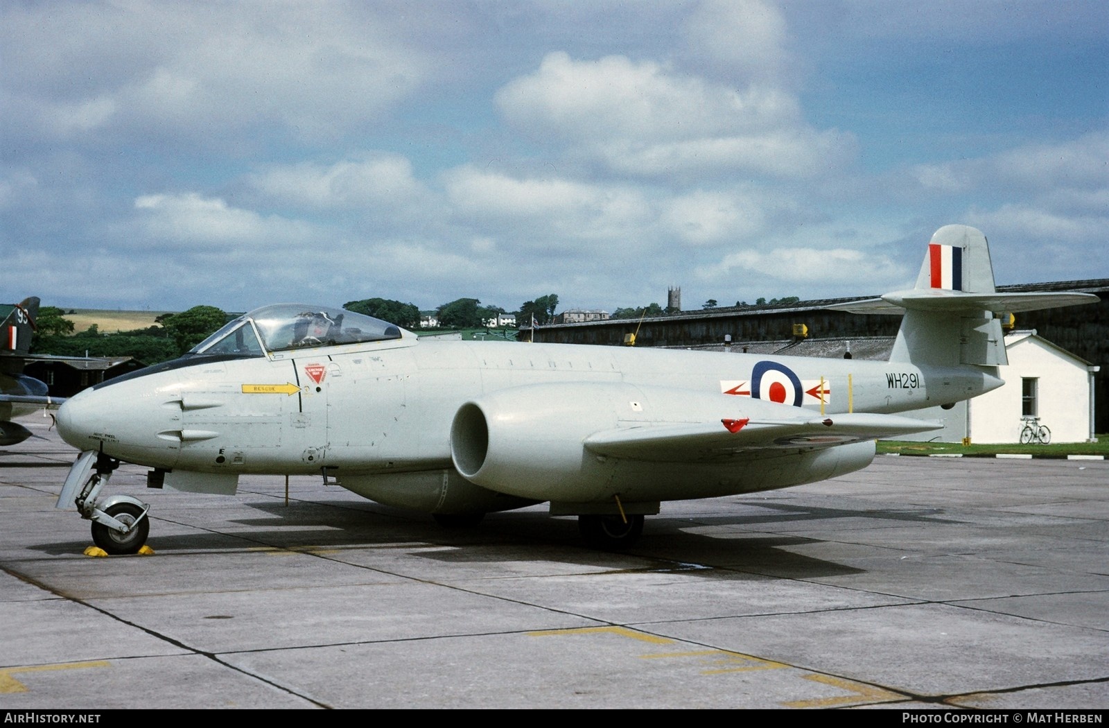 Aircraft Photo of WH291 | Gloster Meteor F8 | UK - Air Force | AirHistory.net #397054
