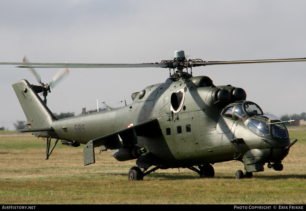 Aircraft Photo of 585 | Mil Mi-24D | Poland - Air Force | AirHistory.net #397069