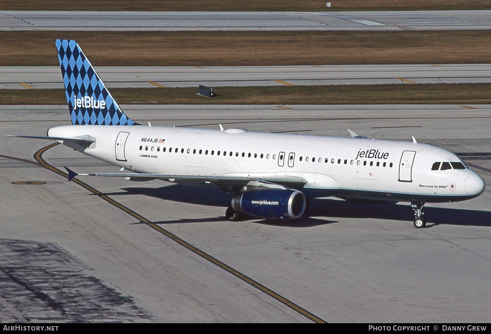 Aircraft Photo of N644JB | Airbus A320-232 | JetBlue Airways | AirHistory.net #397071