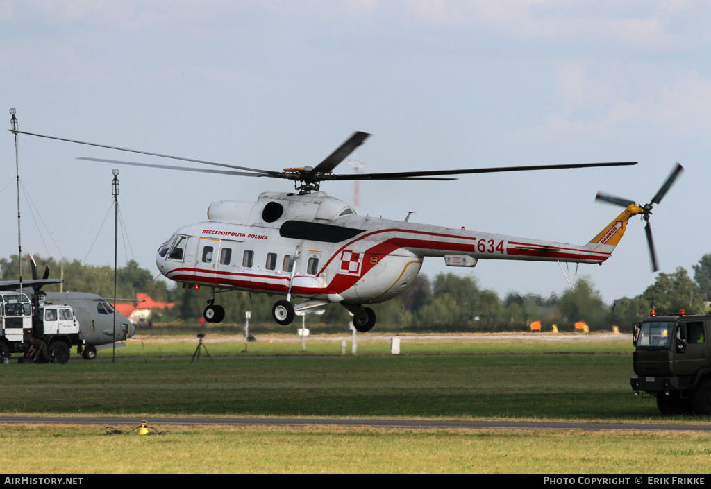 Aircraft Photo of 634 | Mil Mi-8S | Poland - Air Force | AirHistory.net #397072