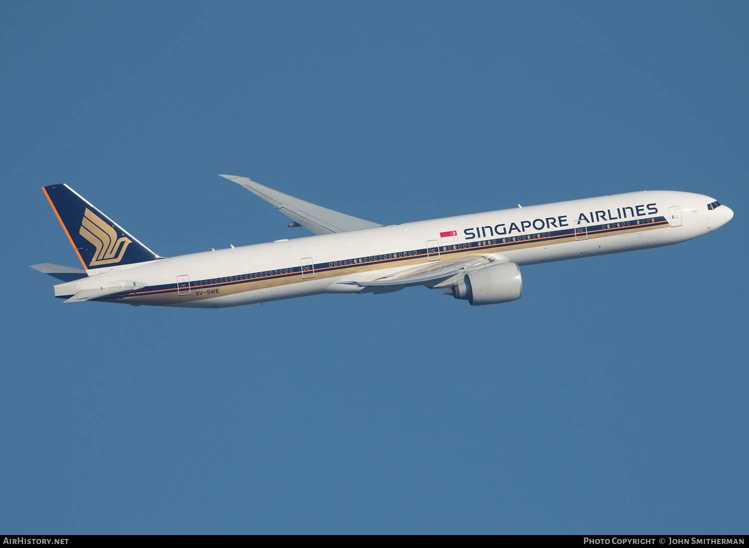 Aircraft Photo of 9V-SWE | Boeing 777-312/ER | Singapore Airlines | AirHistory.net #397079