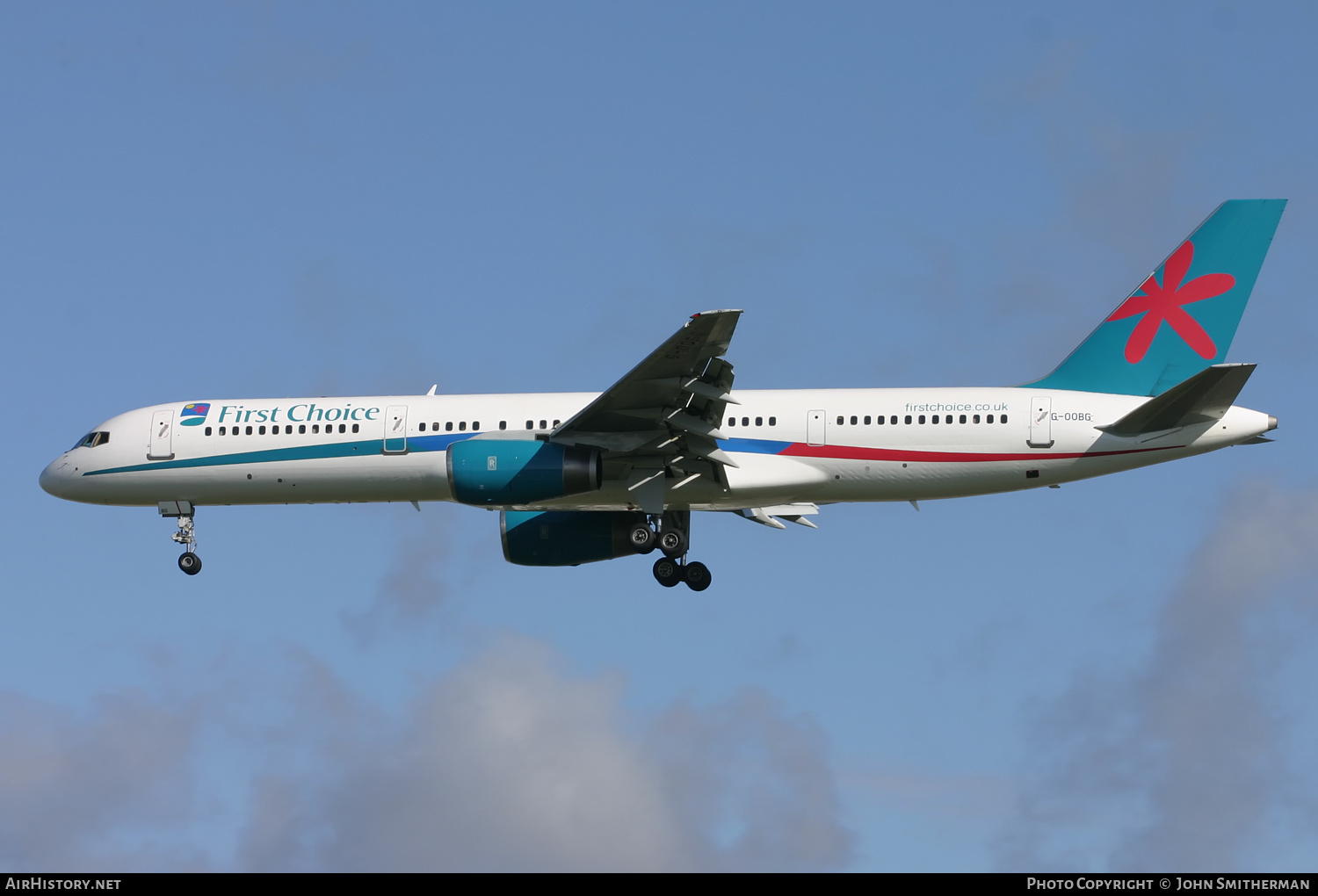 Aircraft Photo of G-OOBG | Boeing 757-236 | First Choice Airways | AirHistory.net #397085