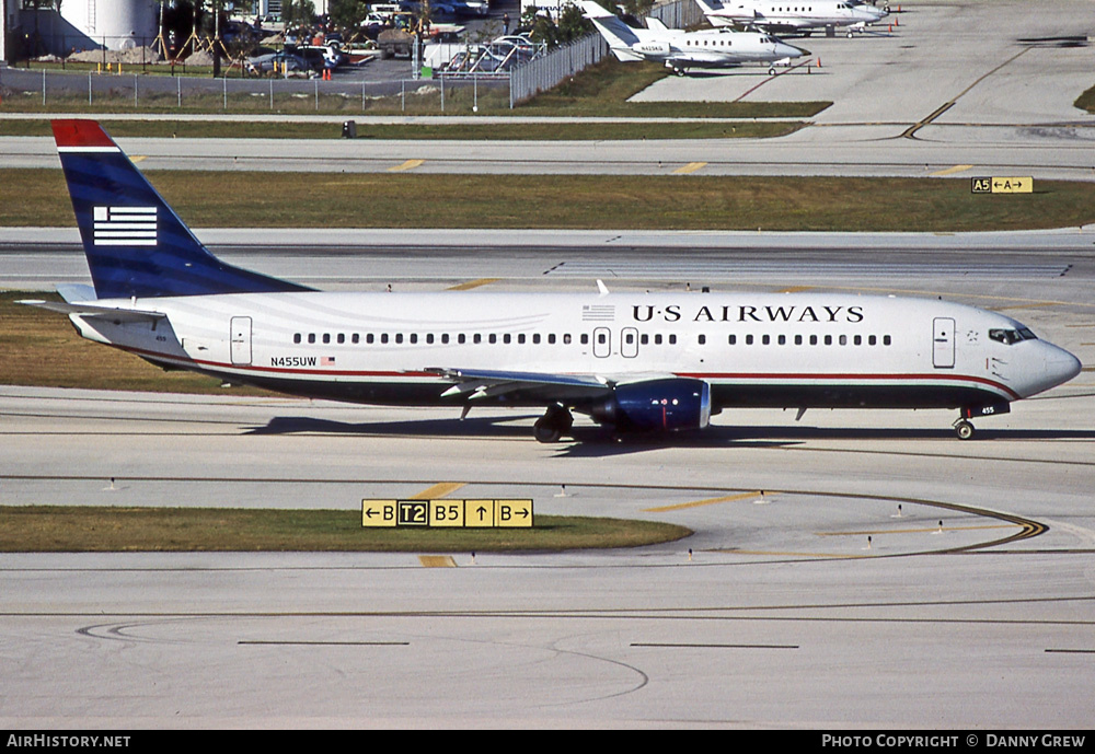 Aircraft Photo of N455UW | Boeing 737-4B7 | US Airways | AirHistory.net #397090