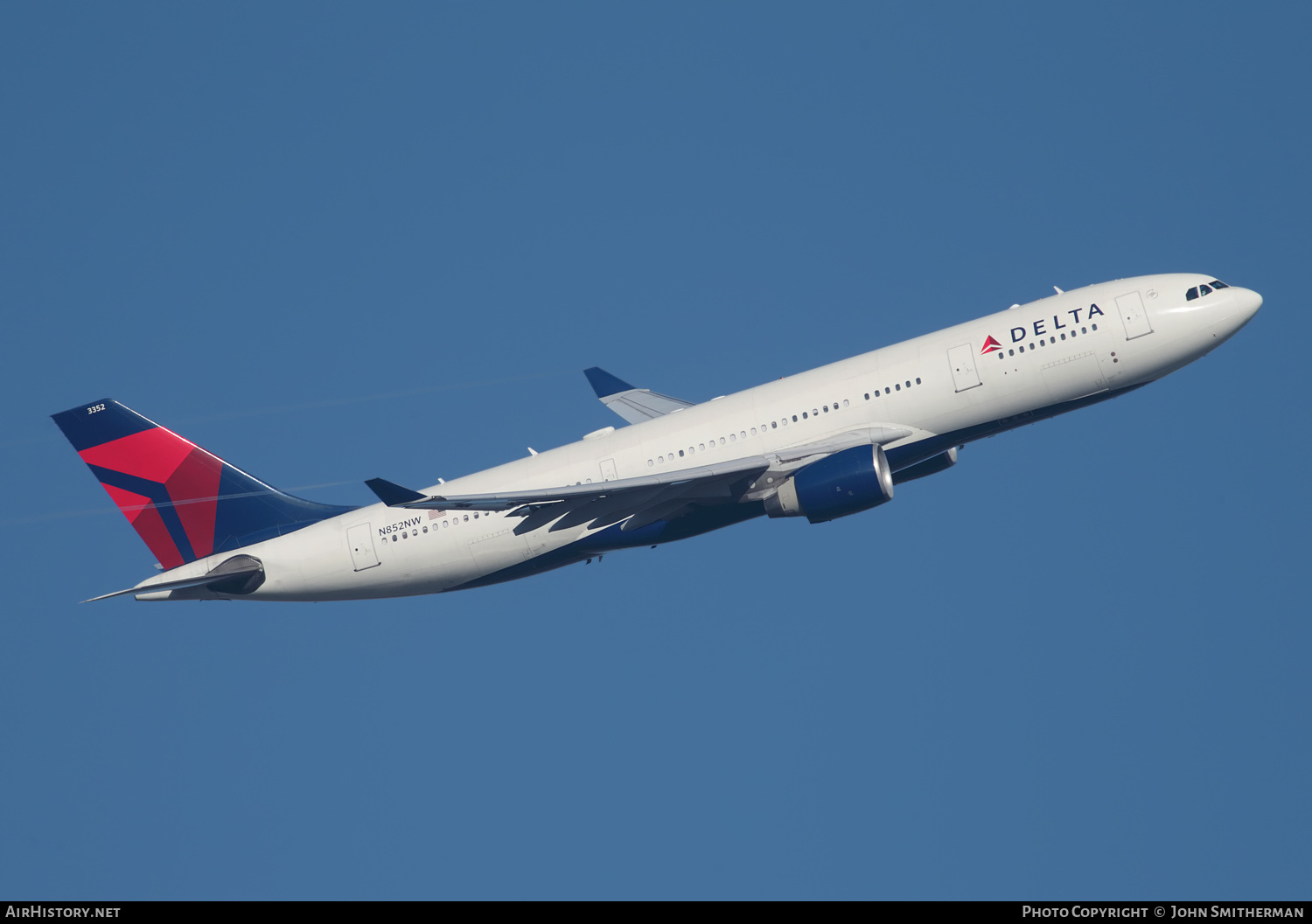 Aircraft Photo of N852NW | Airbus A330-223 | Delta Air Lines | AirHistory.net #397091