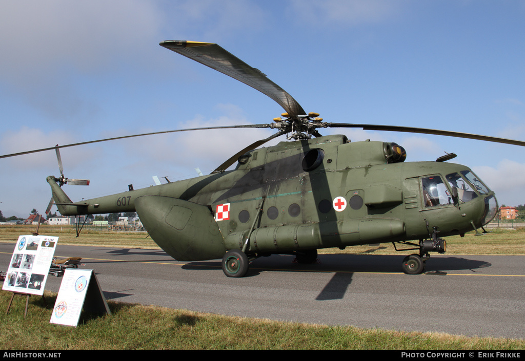 Aircraft Photo of 607 | Mil Mi-17AE | Poland - Army | AirHistory.net #397092