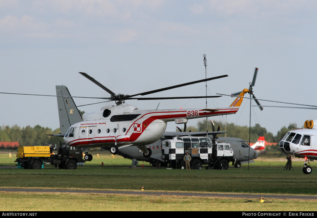 Aircraft Photo of 636 | Mil Mi-8T | Poland - Air Force | AirHistory.net #397107
