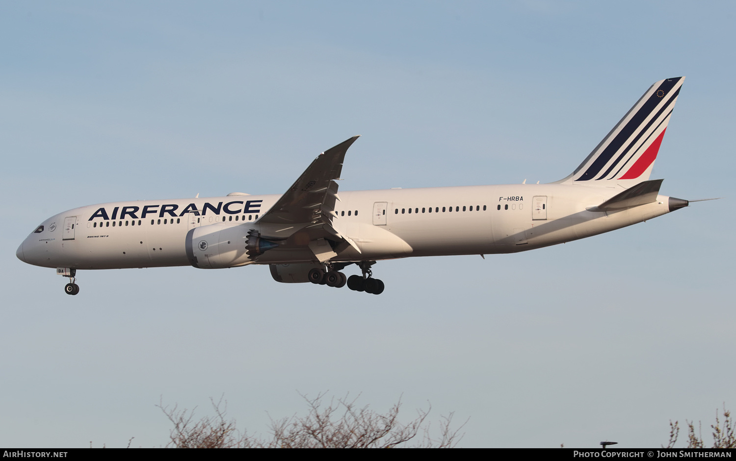 Aircraft Photo of F-HRBA | Boeing 787-9 Dreamliner | Air France | AirHistory.net #397128