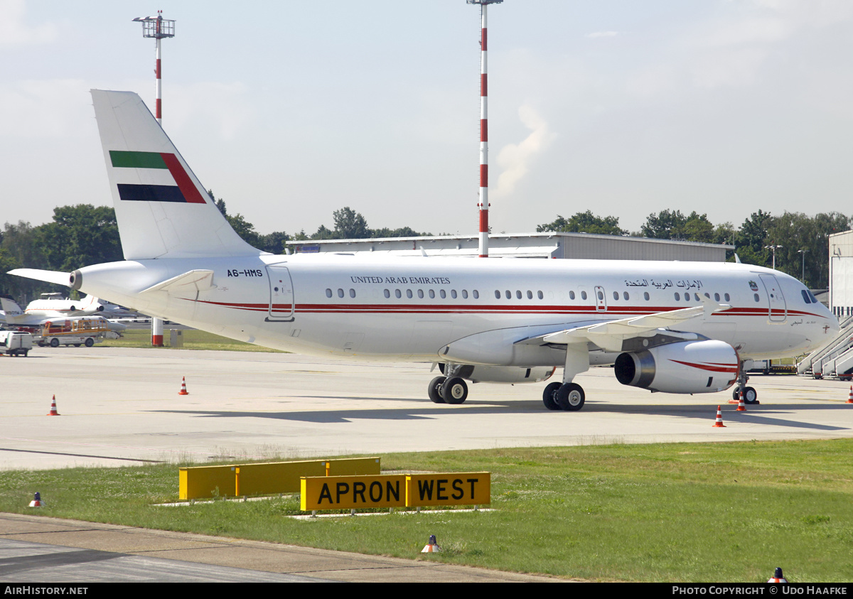 Aircraft Photo of A6-HMS | Airbus A320-232 | United Arab Emirates Government | AirHistory.net #397131