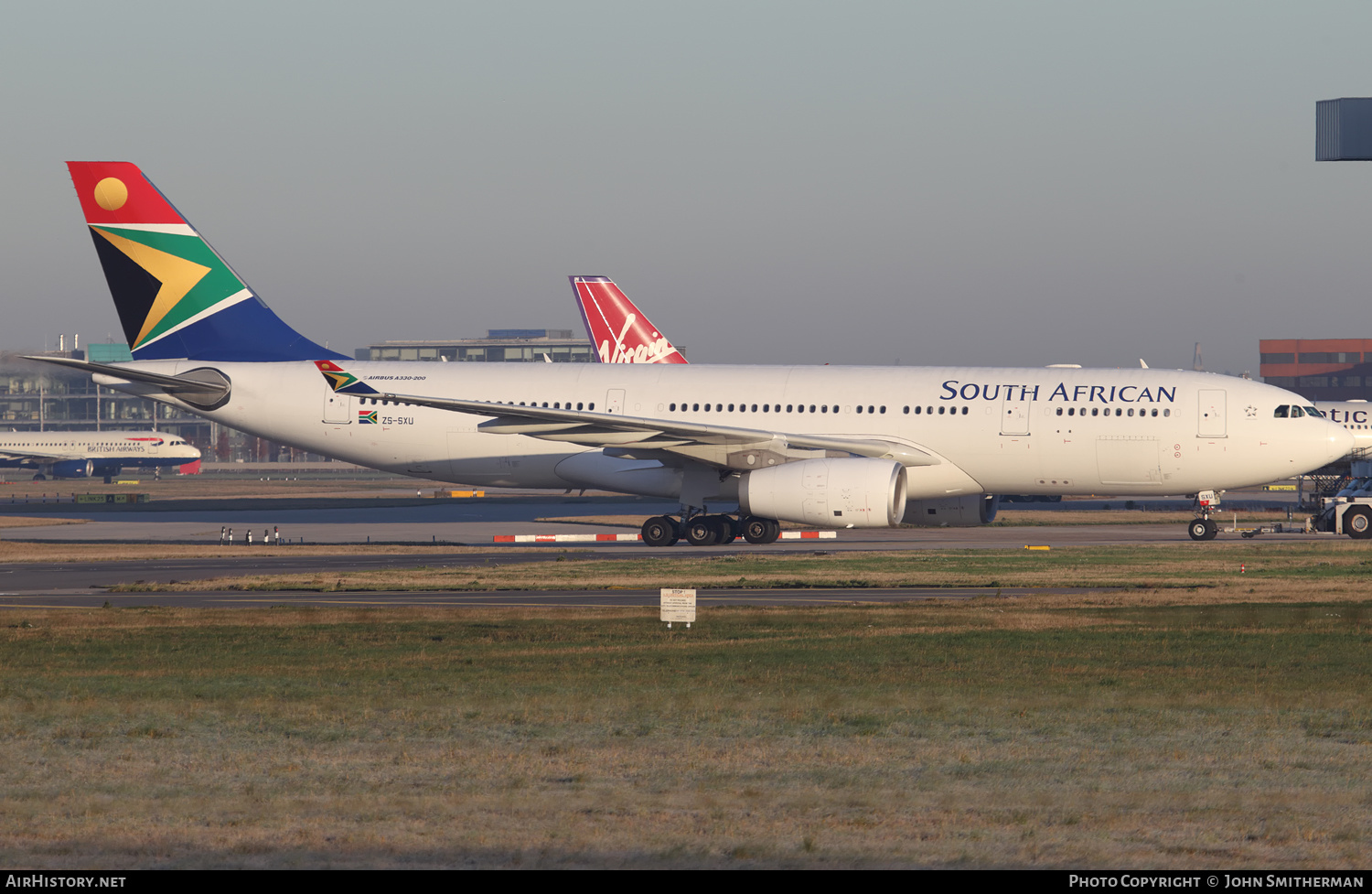 Aircraft Photo of ZS-SXU | Airbus A330-243 | South African Airways | AirHistory.net #397148