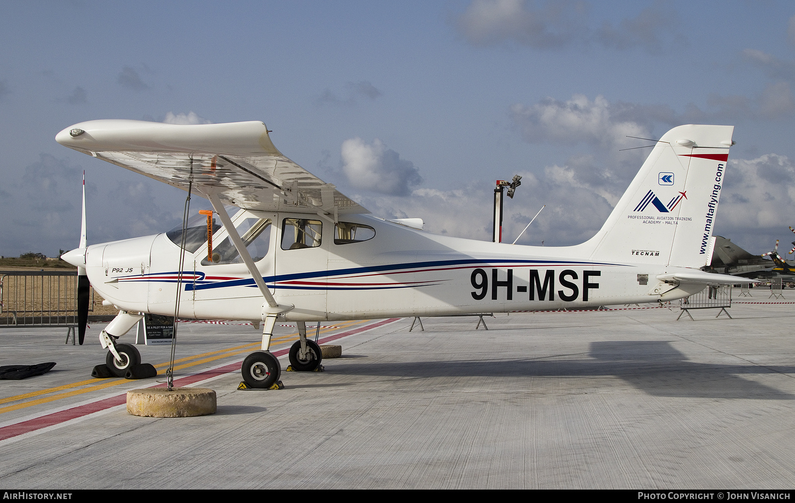 Aircraft Photo of 9H-MSF | Tecnam P-92JS Echo | Professional Aviation Training Academy | AirHistory.net #397183