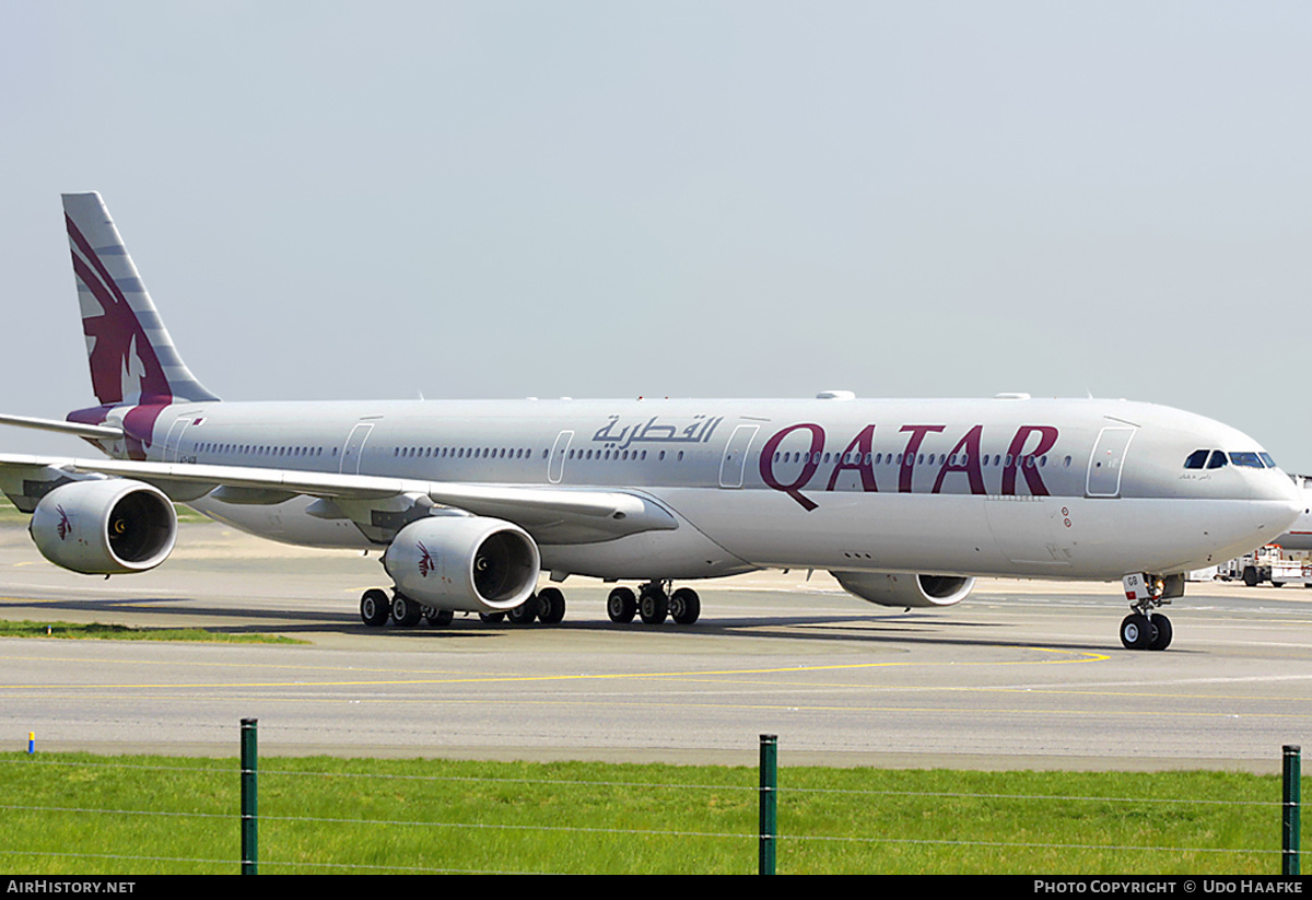Aircraft Photo of A7-AGB | Airbus A340-642 | Qatar Airways | AirHistory.net #397215