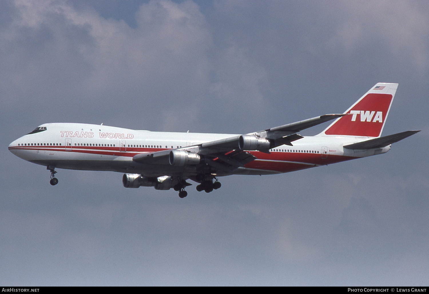 Aircraft Photo of N93117 | Boeing 747-131 | Trans World Airlines - TWA | AirHistory.net #397247