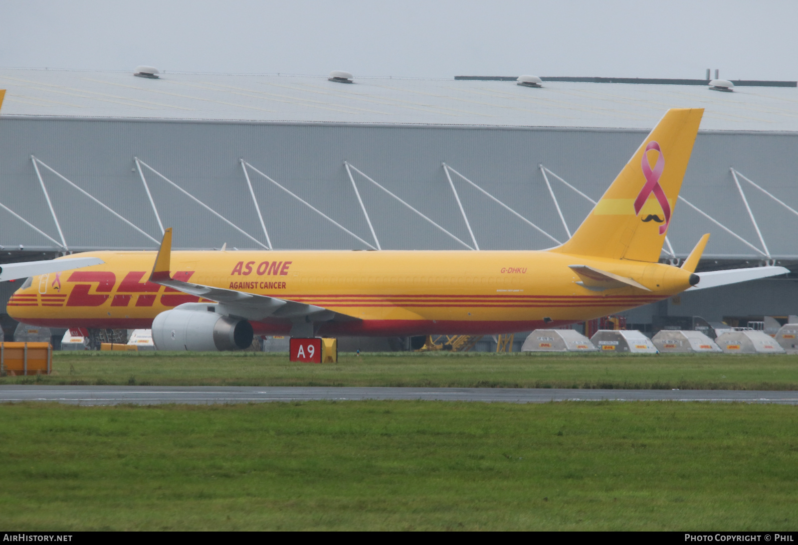 Aircraft Photo of G-DHKU | Boeing 757-223(PCF) | DHL International | AirHistory.net #397257