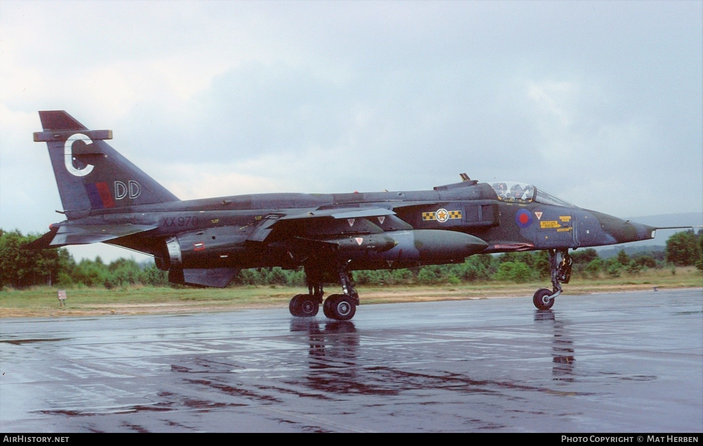 Aircraft Photo of XX970 | Sepecat Jaguar GR1A | UK - Air Force | AirHistory.net #397285