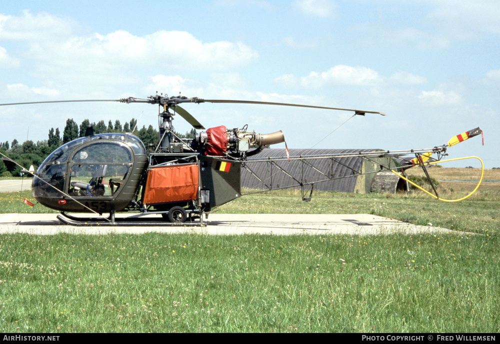 Aircraft Photo of A53 | Sud SA-318C Alouette II Astazou | Belgium - Army | AirHistory.net #397297