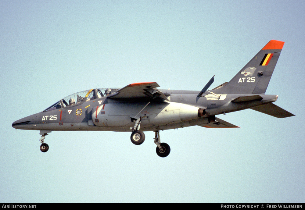 Aircraft Photo of AT25 | Dassault-Dornier Alpha Jet 1B | Belgium - Air Force | AirHistory.net #397310