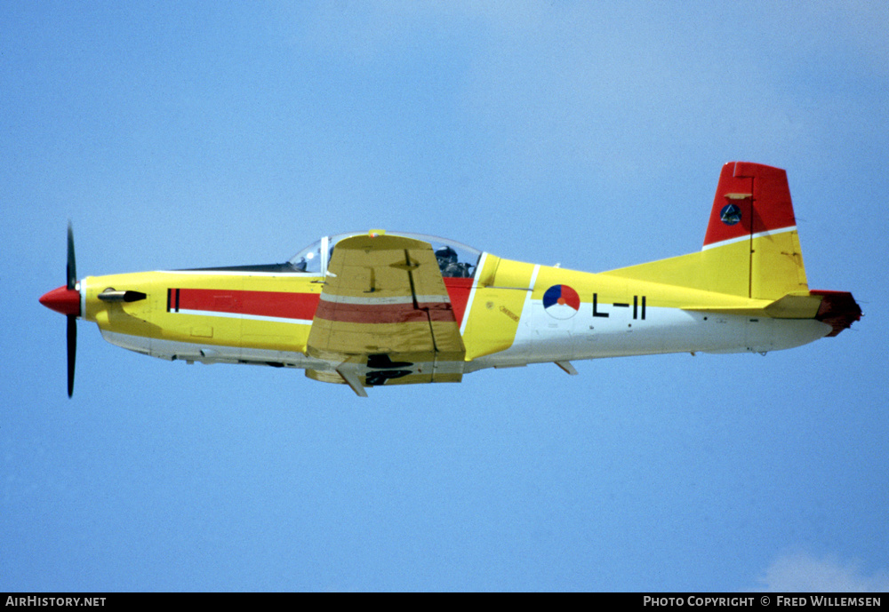 Aircraft Photo of L-11 | Pilatus PC-7 | Netherlands - Air Force | AirHistory.net #397317