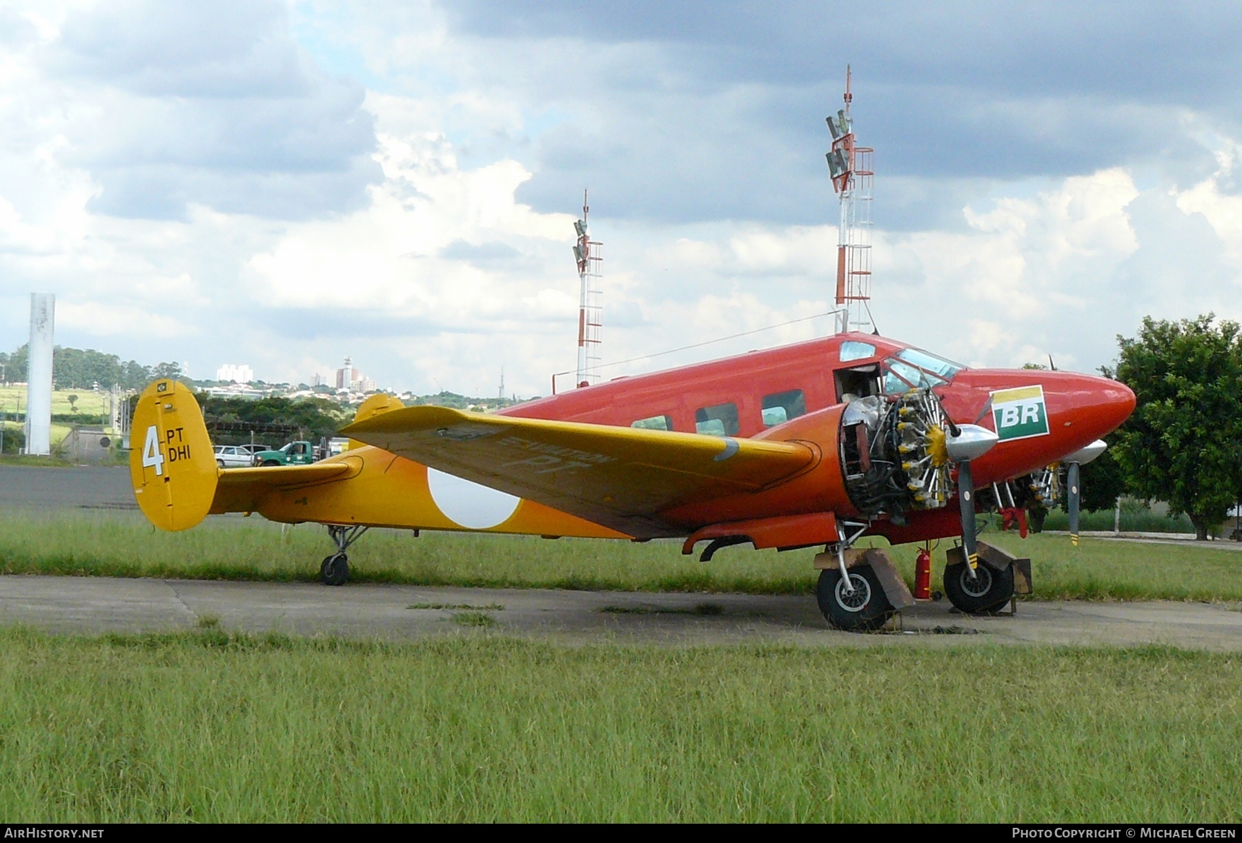 Aircraft Photo of PT-DHI | Beech E18S | AirHistory.net #397333