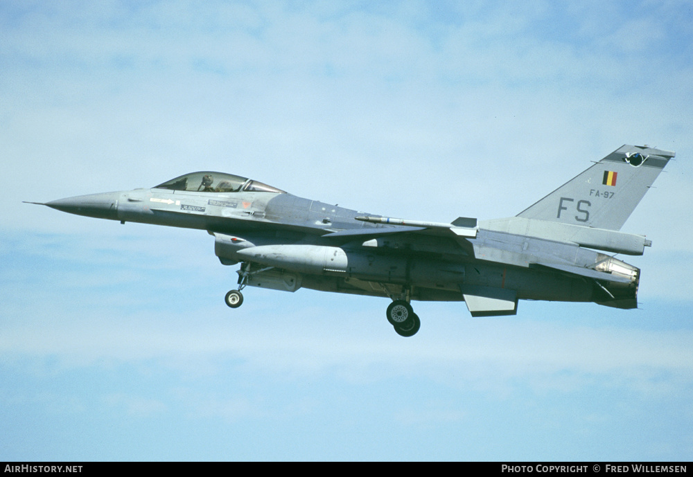 Aircraft Photo of FA97 | General Dynamics F-16AM Fighting Falcon | Belgium - Air Force | AirHistory.net #397359