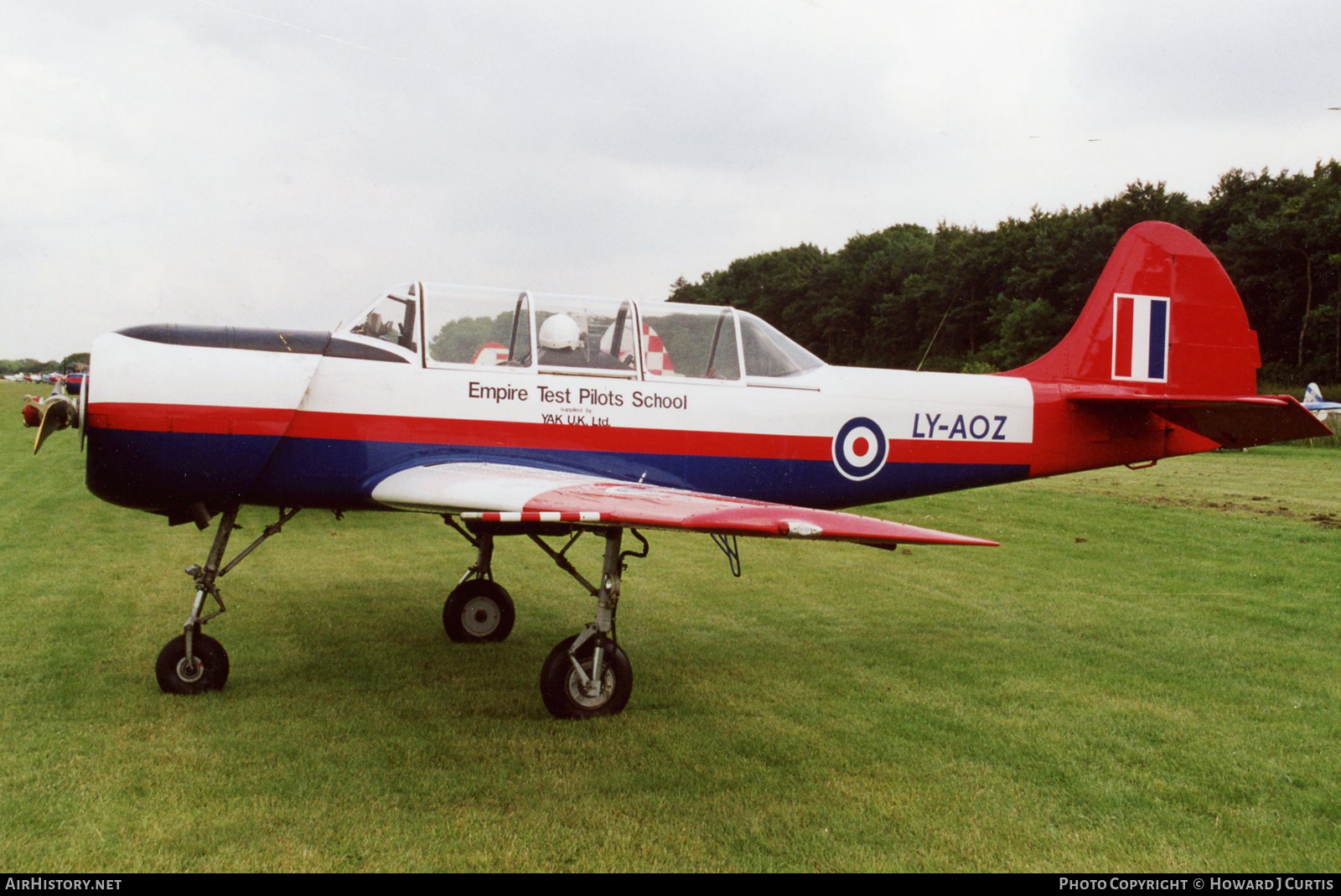 Aircraft Photo of LY-AOZ | Yakovlev Yak-52 | Yak UK | Empire Test Pilots School - ETPS | AirHistory.net #397389